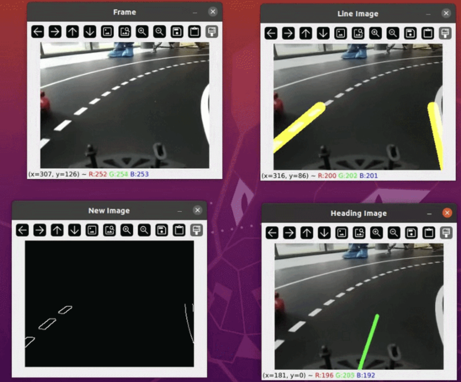 Lane Following Simulation